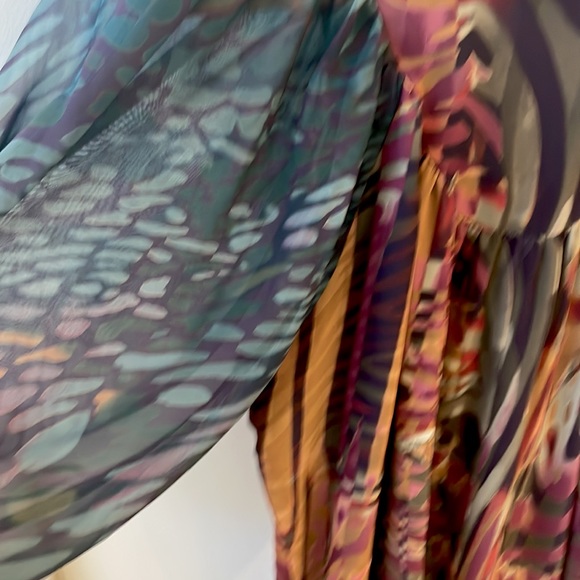 Beaded Bohemian Babydoll Dress - Picture 3 of 5